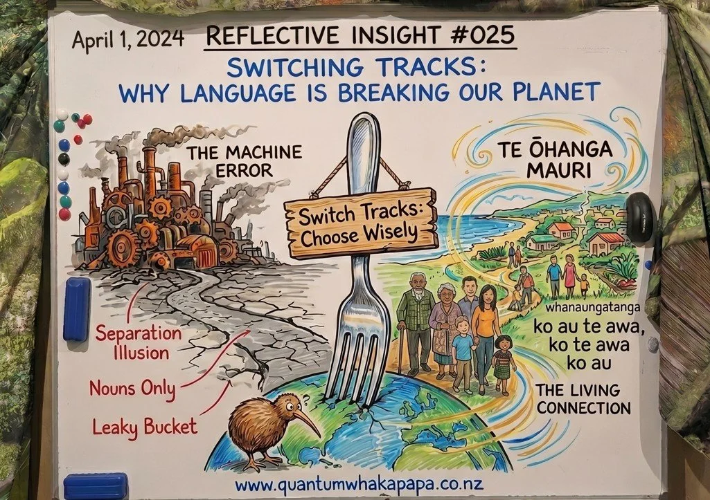 REFLECTIVE INSIGHT #025 - PROPERLY FORKED: WHY OUR ECONOMY AND PLANET ARE CRASHING WITHOUT OUR CONSENT