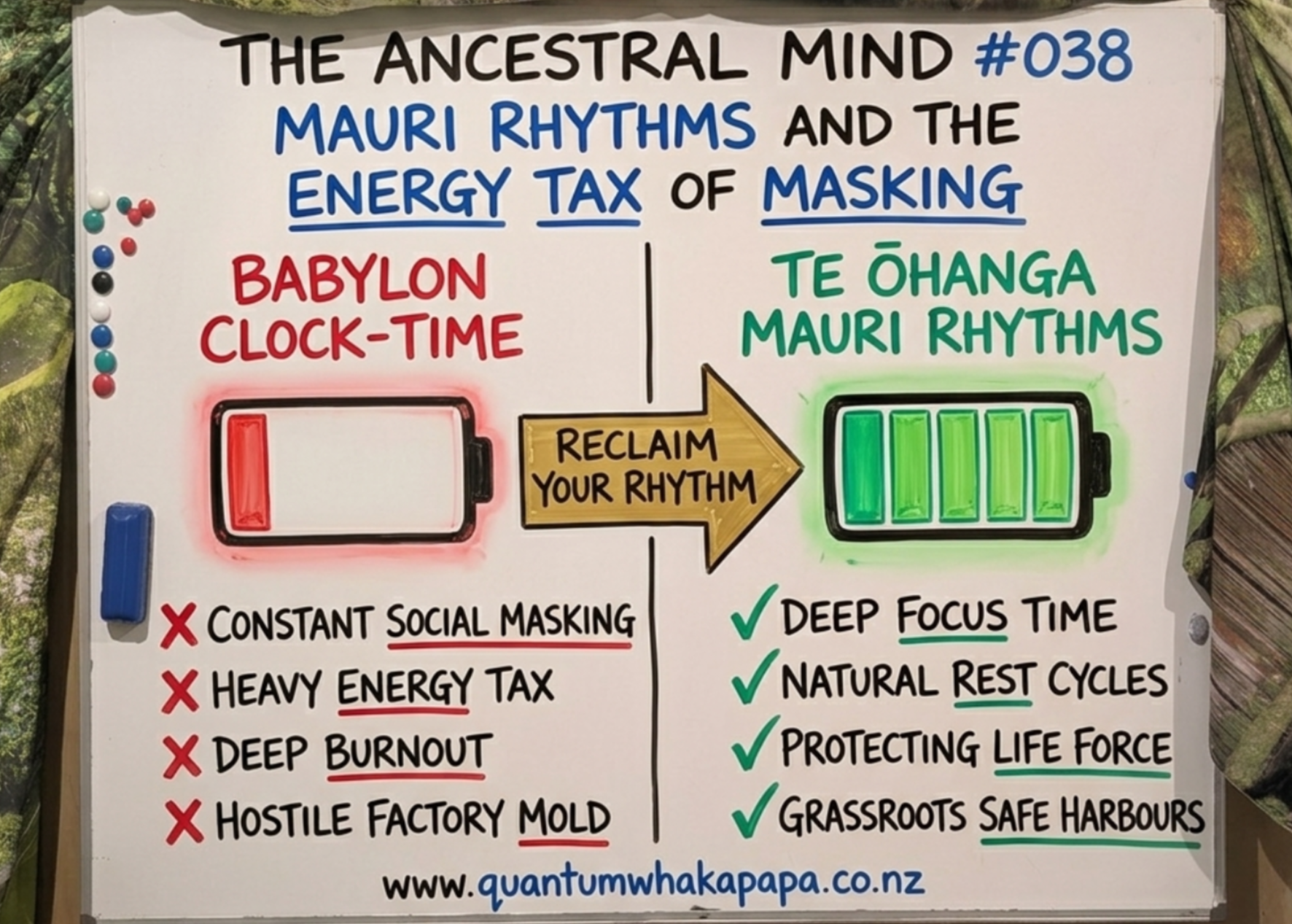 THE ANCESTRAL MIND #038 - MAURI RHYTHMS AND THE ENERGY TAX OF MASKING
