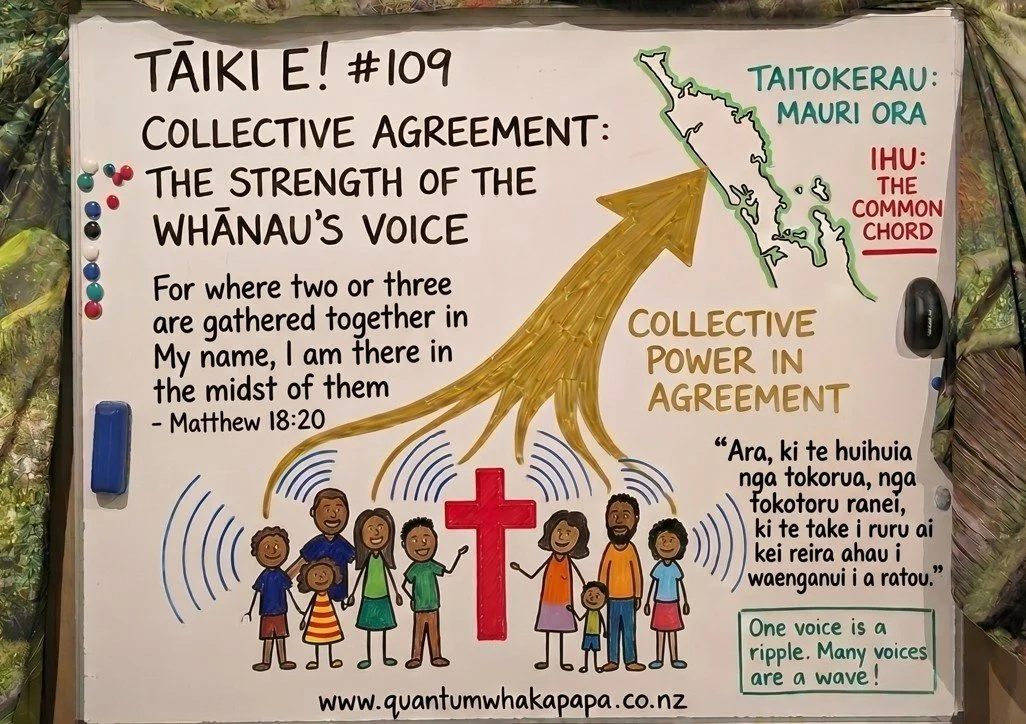 TĀIKI E! #109 - COLLECTIVE AGREEMENT: THE STRENGTH OF THE WHĀNAU’S VOICE
