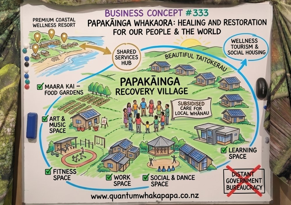 BUSINESS CONCEPT #333 - PAPAKĀINGA WHAKAORA: HEALING AND RESTORATION FOR OUR PEOPLE &amp; THE WORLD