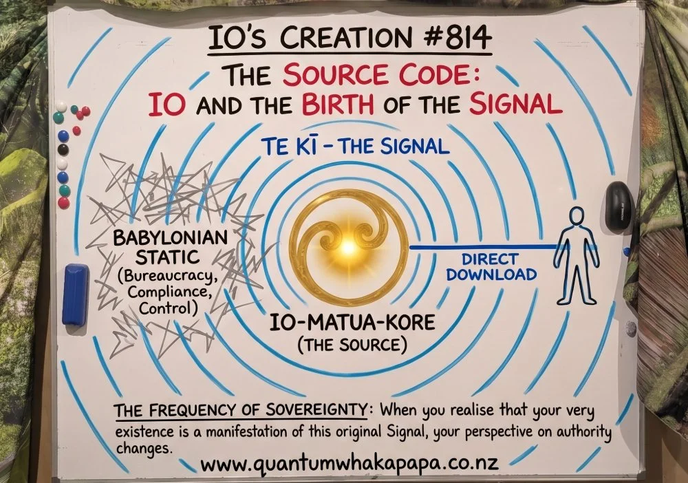 IO'S CREATION #814 - THE SOURCE CODE: IO AND THE BIRTH OF THE SIGNAL