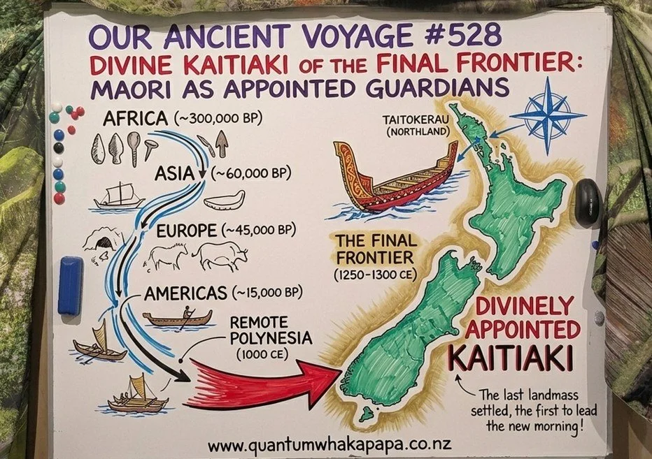 OUR ANCIENT VOYAGE #528 - DIVINE KAITIAKI OF THE FINAL FRONTIER: MAORI AS APPOINTED GUARDIANS