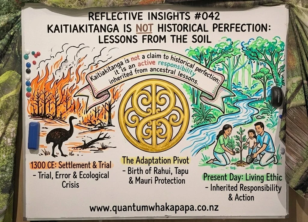 REFLECTIVE INSIGHTS #042 - KAITIAKITANGA IS NOT HISTORICAL PERFECTION: LESSONS FROM THE SOIL