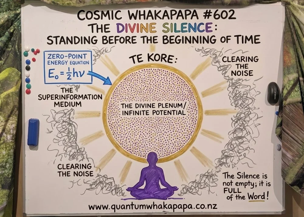 COSMIC WHAKAPAPA #602 - THE DIVINE SILENCE: STANDING BEFORE THE BEGINNING OF TIME