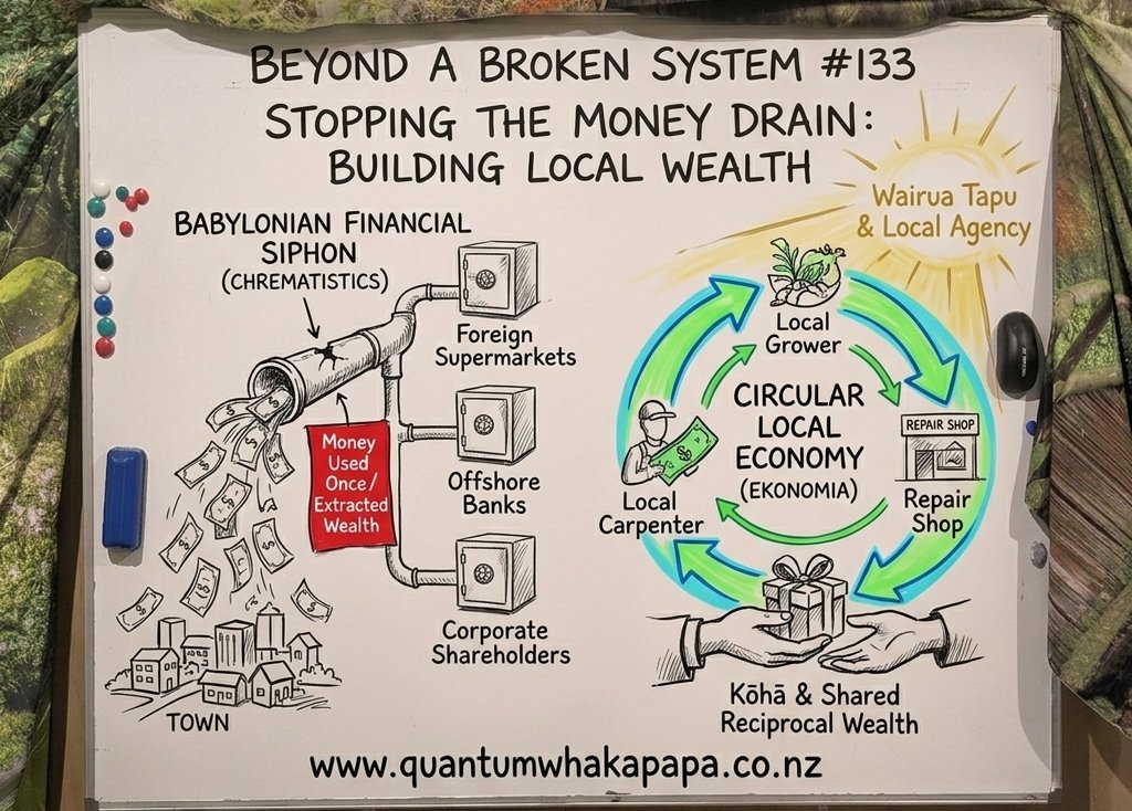 BEYOND A BROKEN SYSTEM #133 - STOPPING THE MONEY DRAIN: BUILDING LOCAL WEALTH