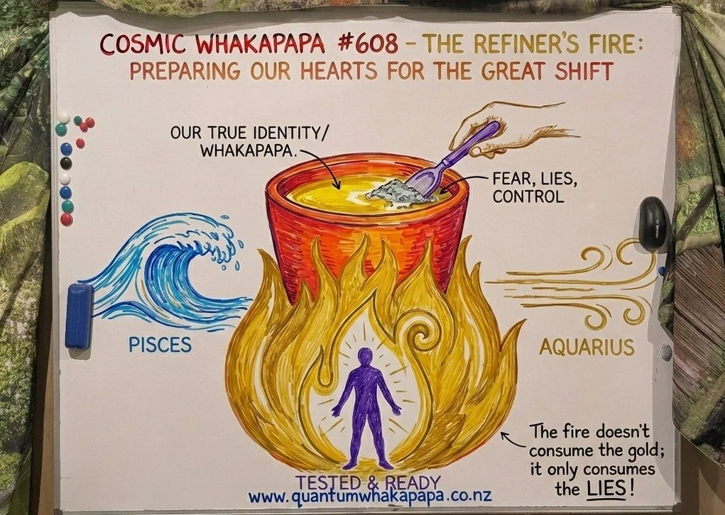COSMIC WHAKAPAPA #608 - THE REFINER’S FIRE: PREPARING OUR HEARTS FOR THE GREAT SHIFT