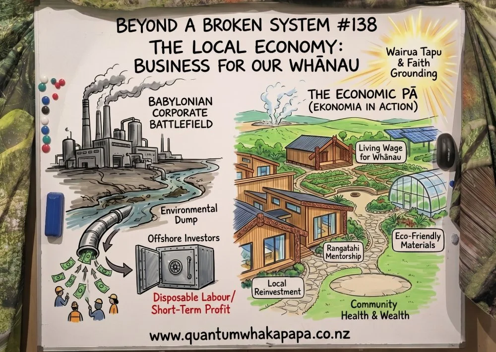 BEYOND A BROKEN SYSTEM #138 - THE LOCAL ECONOMY: BUSINESS FOR OUR WHĀNAU