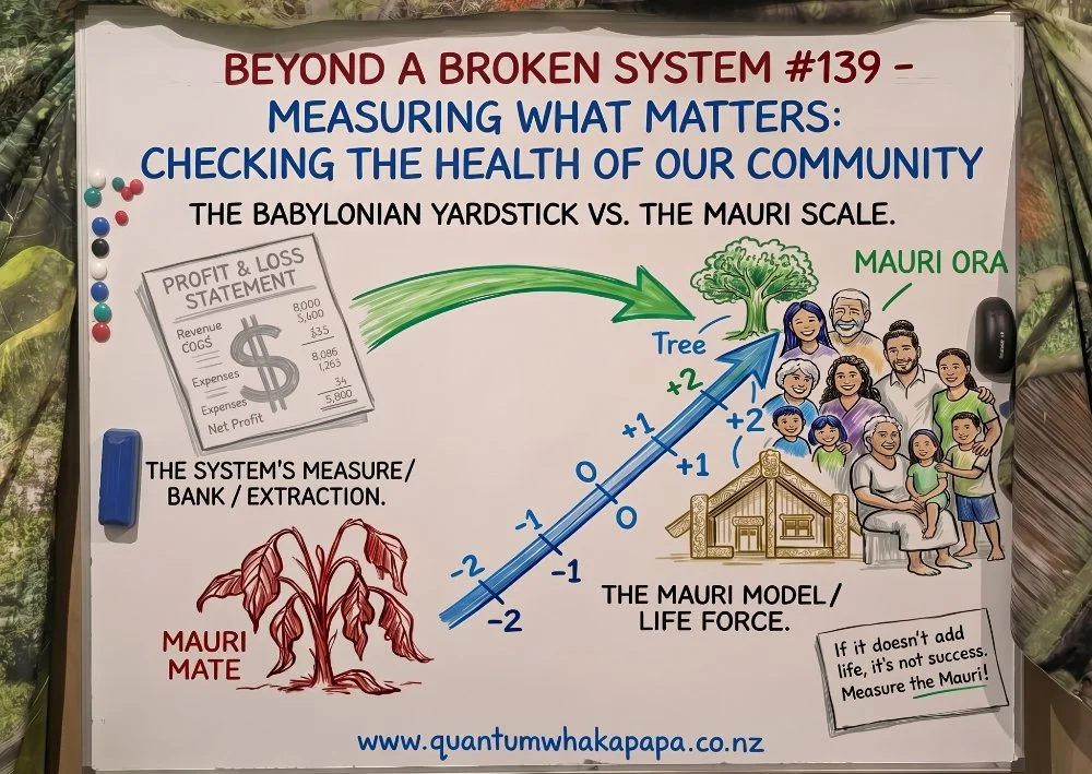BEYOND A BROKEN SYSTEM #139 - MEASURING WHAT MATTERS: CHECKING THE HEALTH OF OUR COMMUNITY