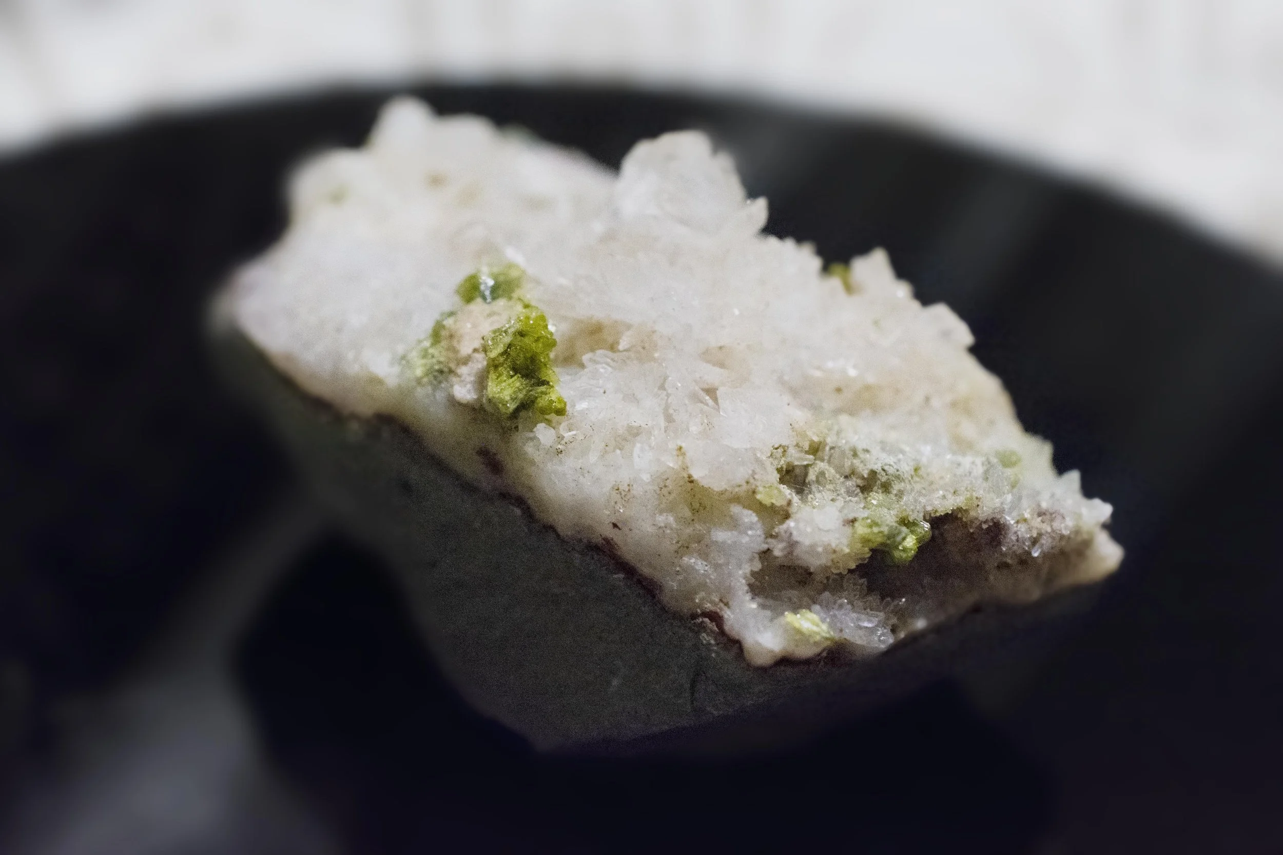 Quartz with Green Tourmaline