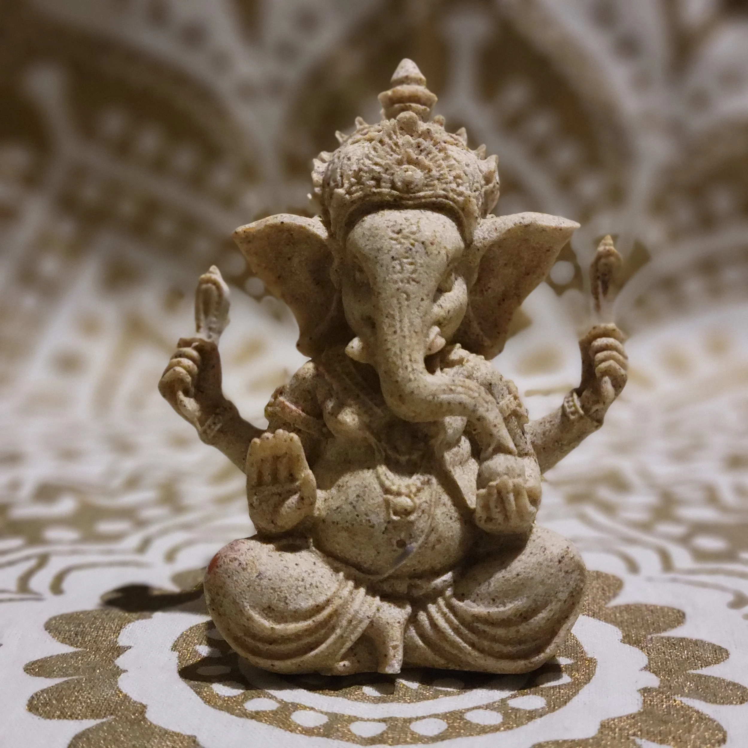 Hand‑crafted Stone Ganesha Statue