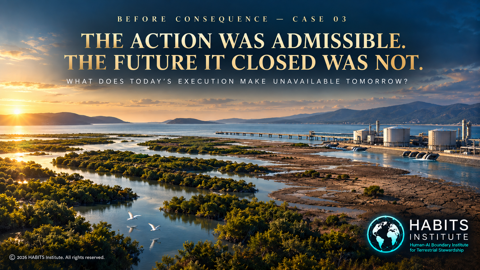 BEFORE CONSEQUENCE — CASE 03: THE ACTION WAS ADMISSIBLE. THE FUTURE IT CLOSED WAS NOT.