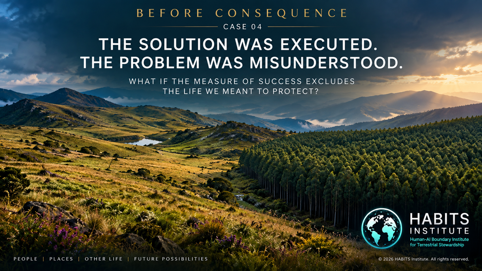 BEFORE CONSEQUENCE — CASE 04: THE SOLUTION WAS EXECUTED. THE PROBLEM WAS MISUNDERSTOOD.