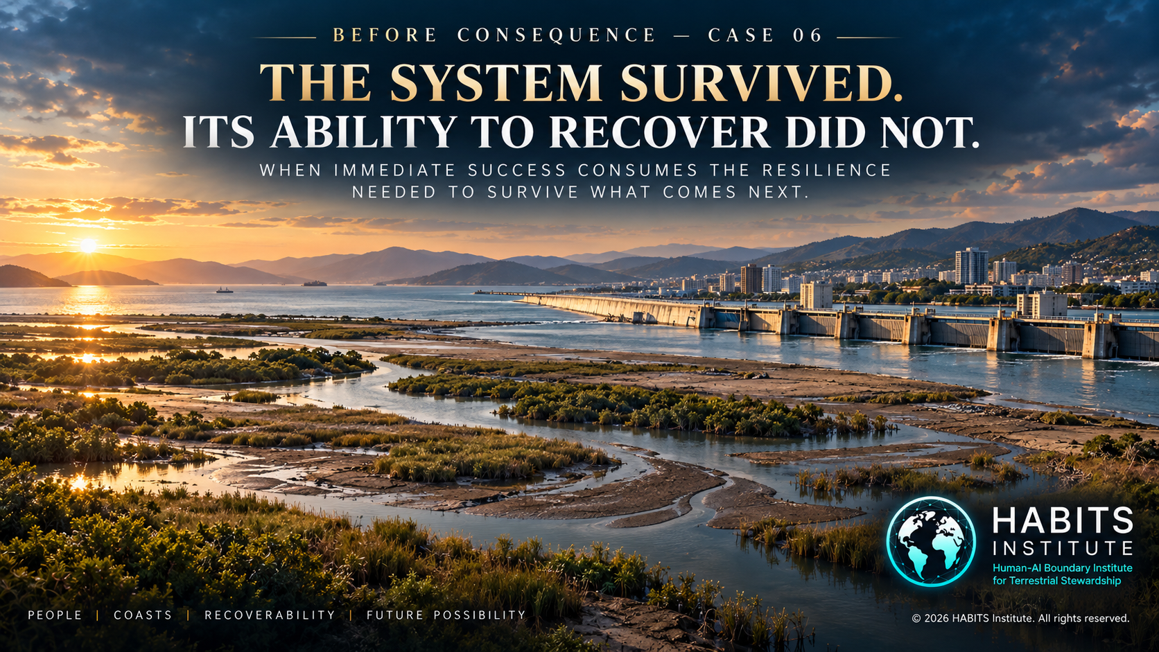 BEFORE CONSEQUENCE CASE 06: THE SYSTEM SURVIVED. ITS ABILITY TO RECOVER DID NOT.