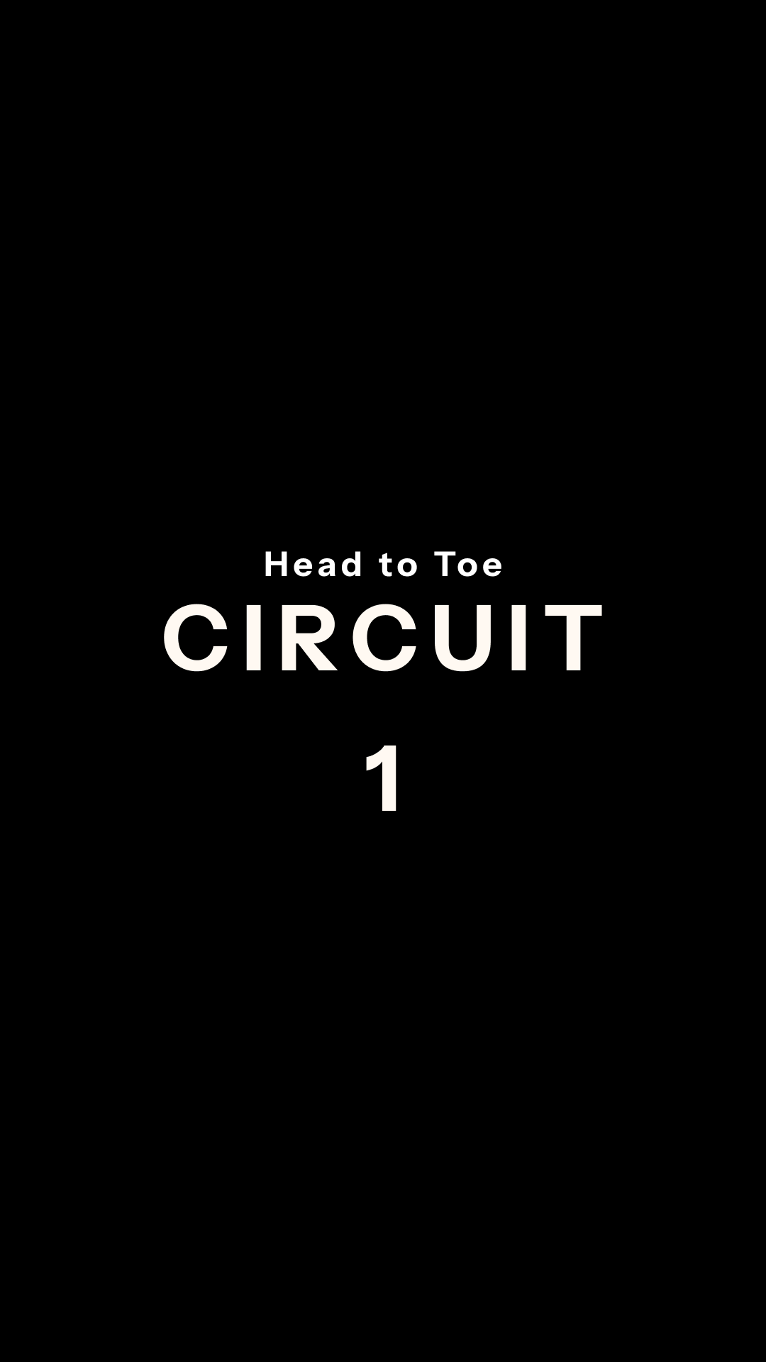 Head to Toe Circuit 1