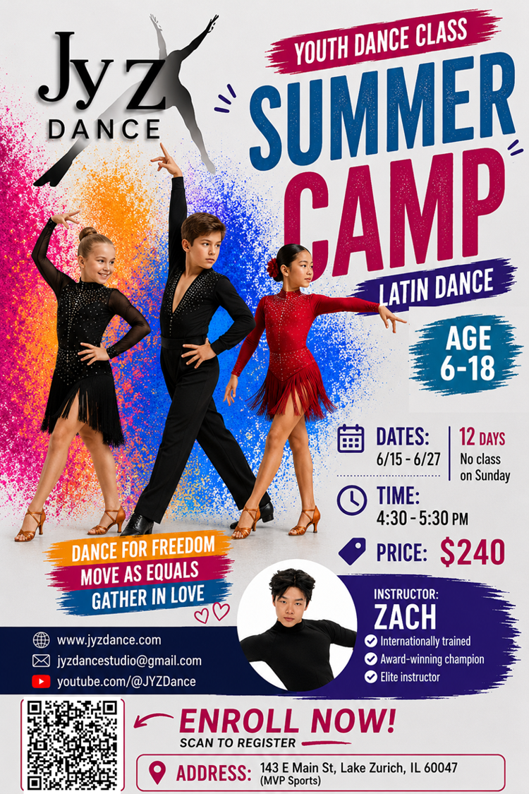 2026 Youth Latin Dance Summer Camp