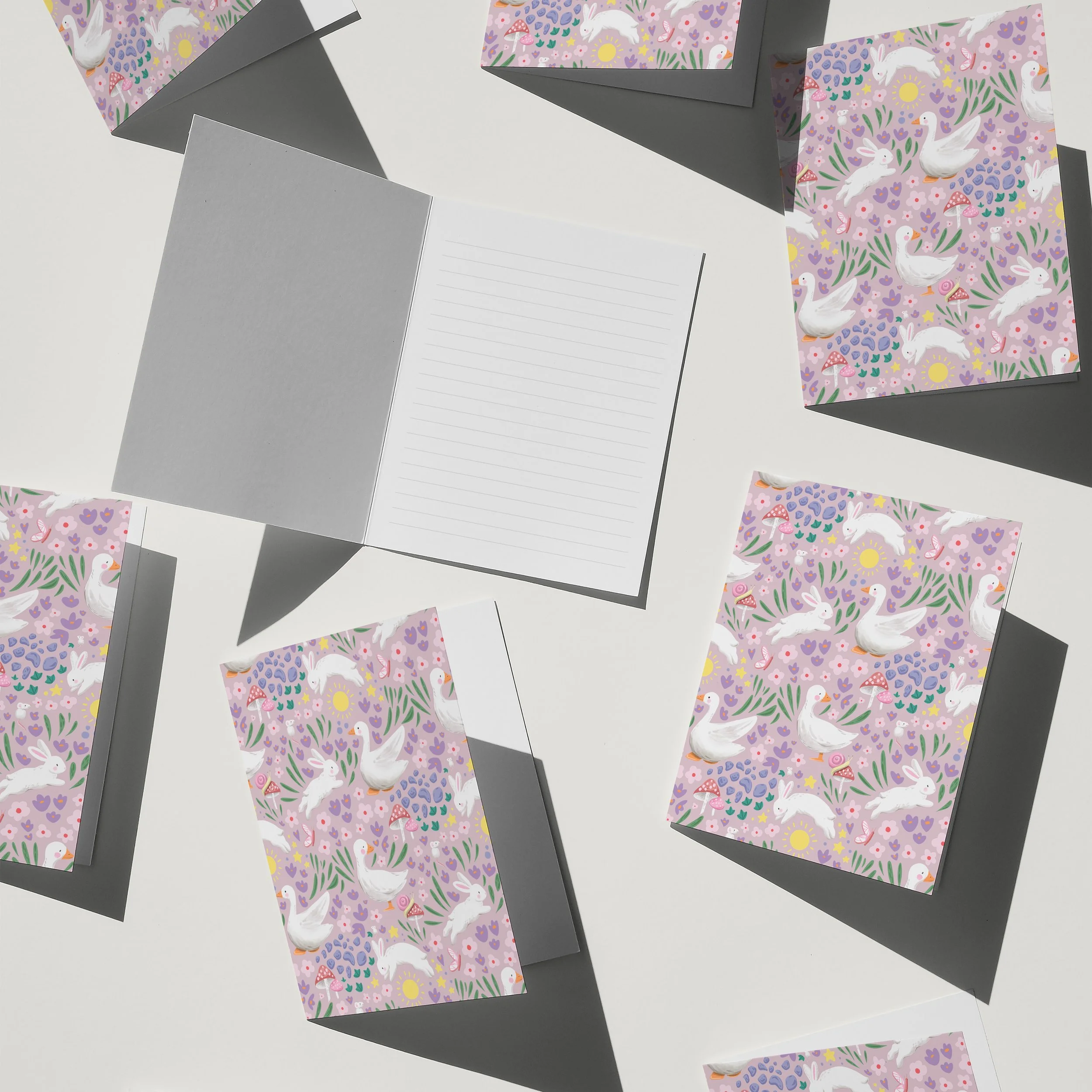 A2 Cards - Eloise Snow, set of 6 with Env.