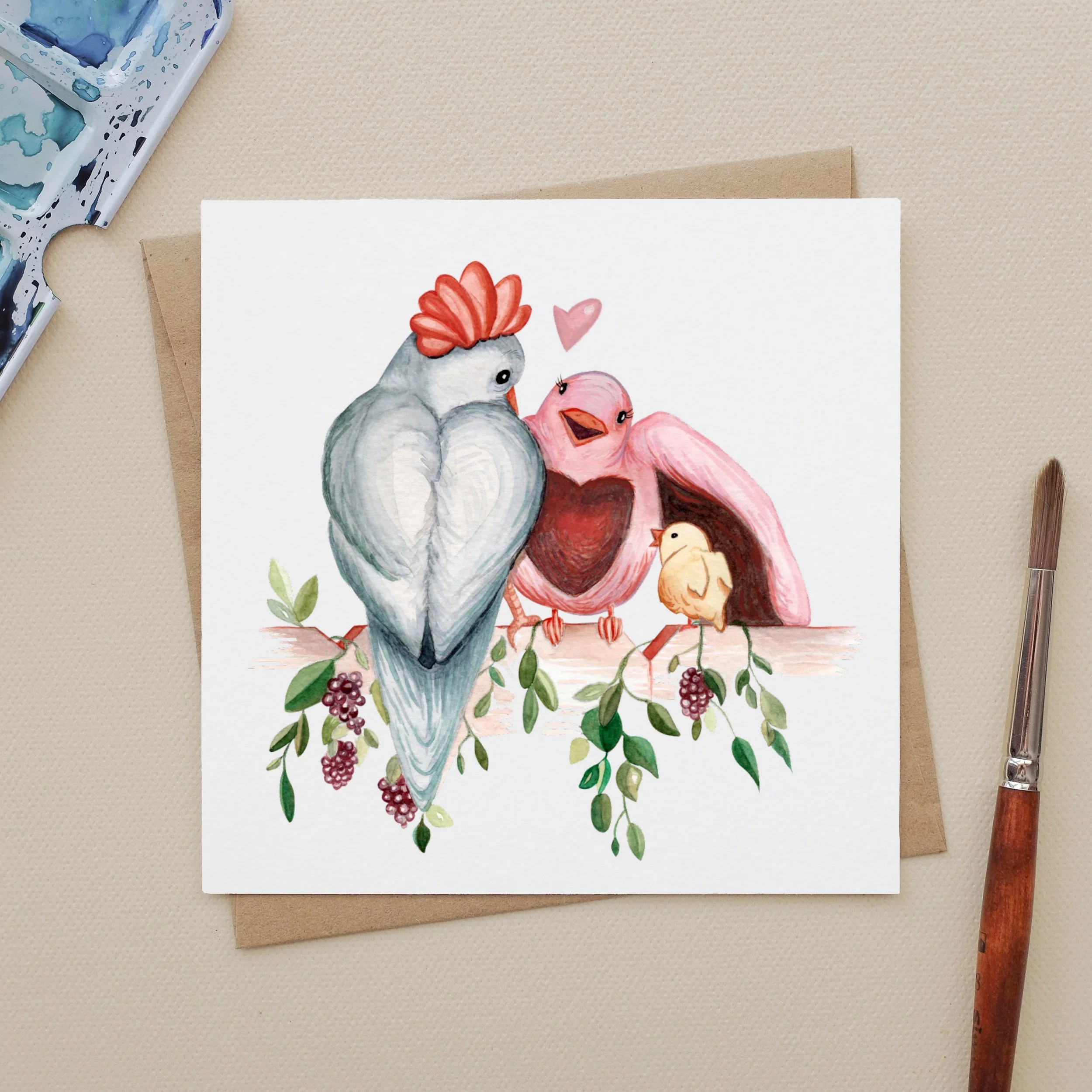 Giclée Art Prints - Orchard Birds (Set of 3)