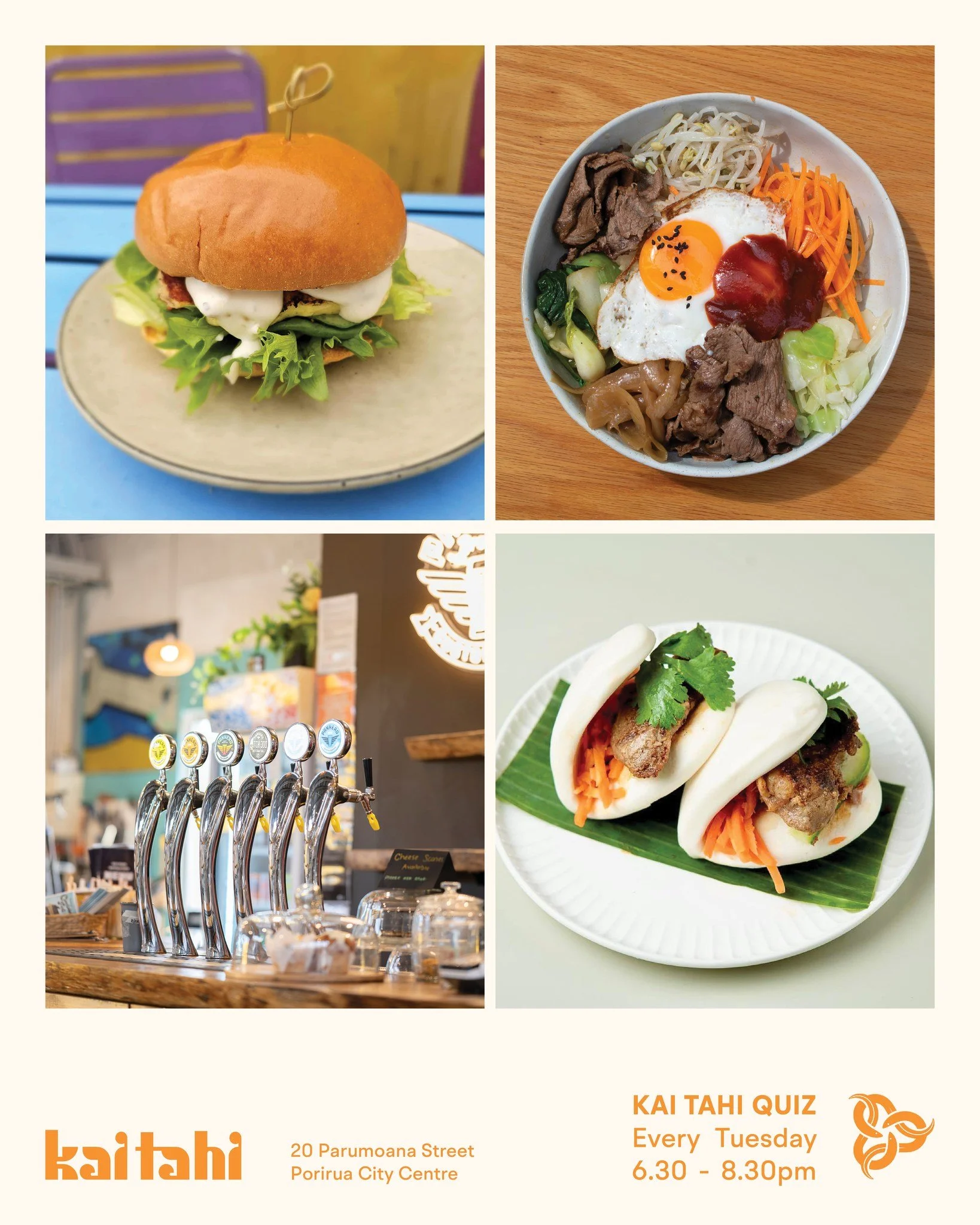 Happy Tuesday, Porirua! The sun is shining and it's a great night for the weekly Kai Tahi quiz!
Join @geequiztrivia tonight in the Market Hall for a fun, screen-based quiz, packed with lots of trivia and a little friendly competition.
Starts promptly