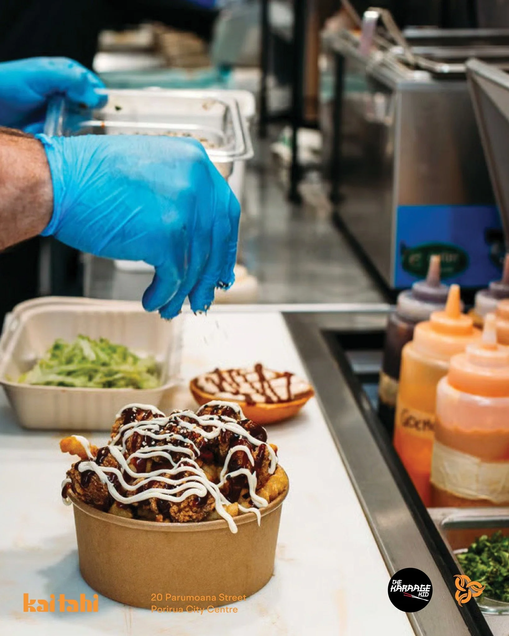 The Karaage Kid's famous Bonsai Bowls are packed with crispy karaage chicken, fluffy steamed rice, and all the delicious extras 😋 
Plus they have a vegan option so no one misses out!

Order online to pickup outside Kai Tahi. 
Monday - Thursday, 4pm 