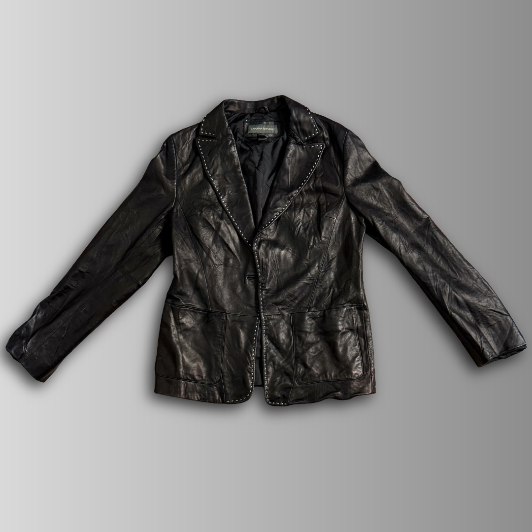 Banana Republic Leather Coat