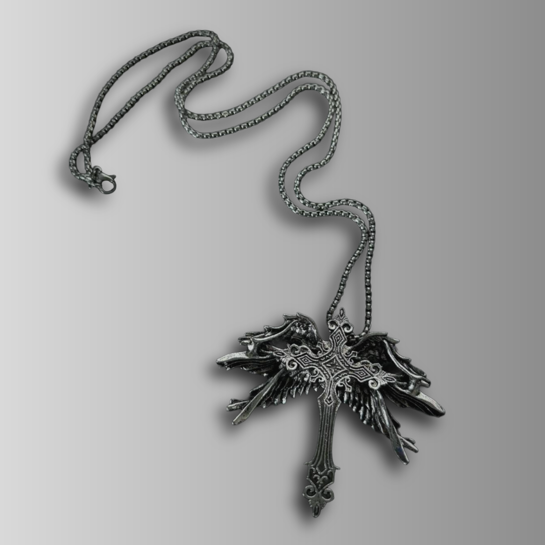 Cross Wings Necklace