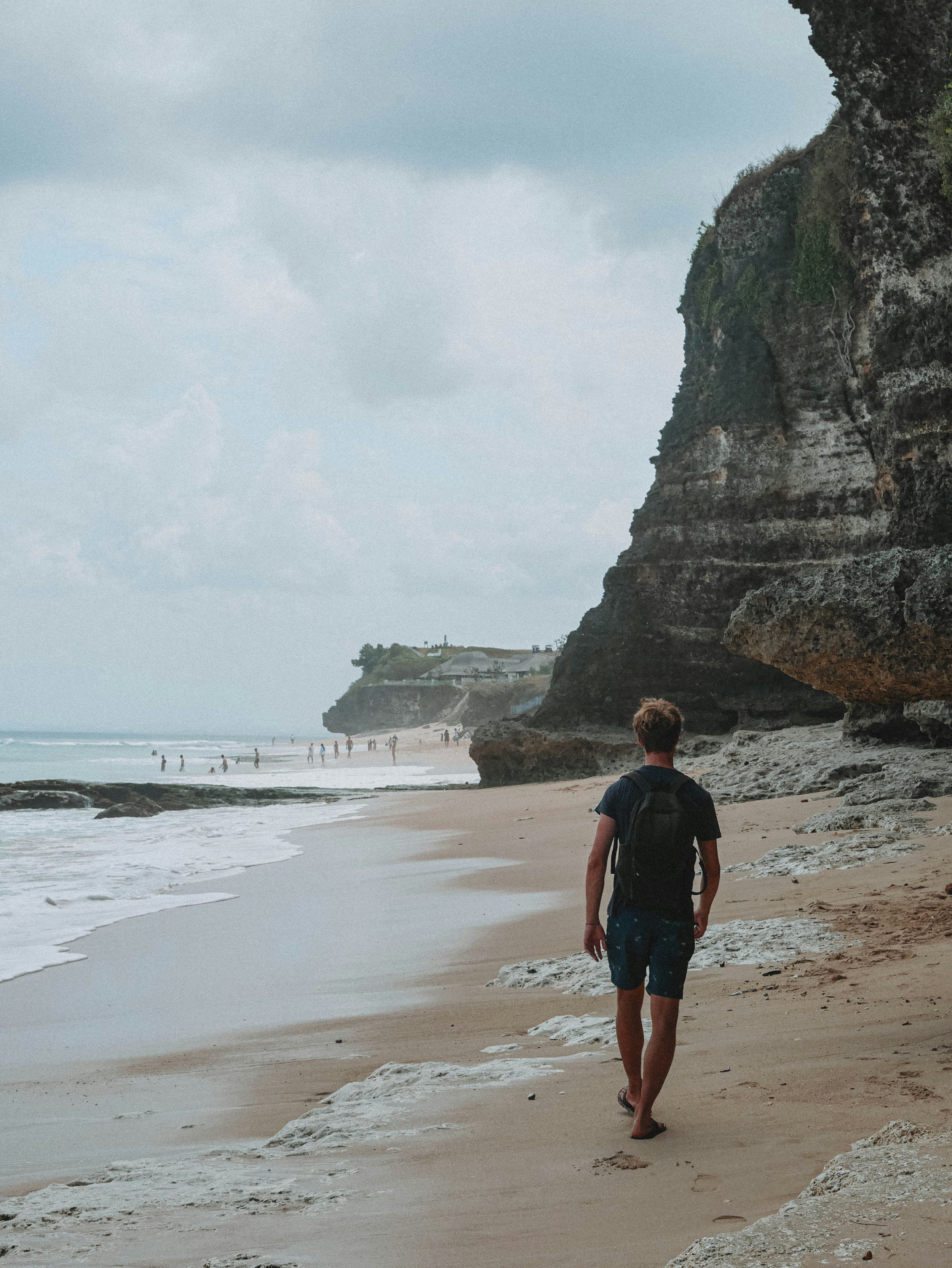 wellness walk on the beach