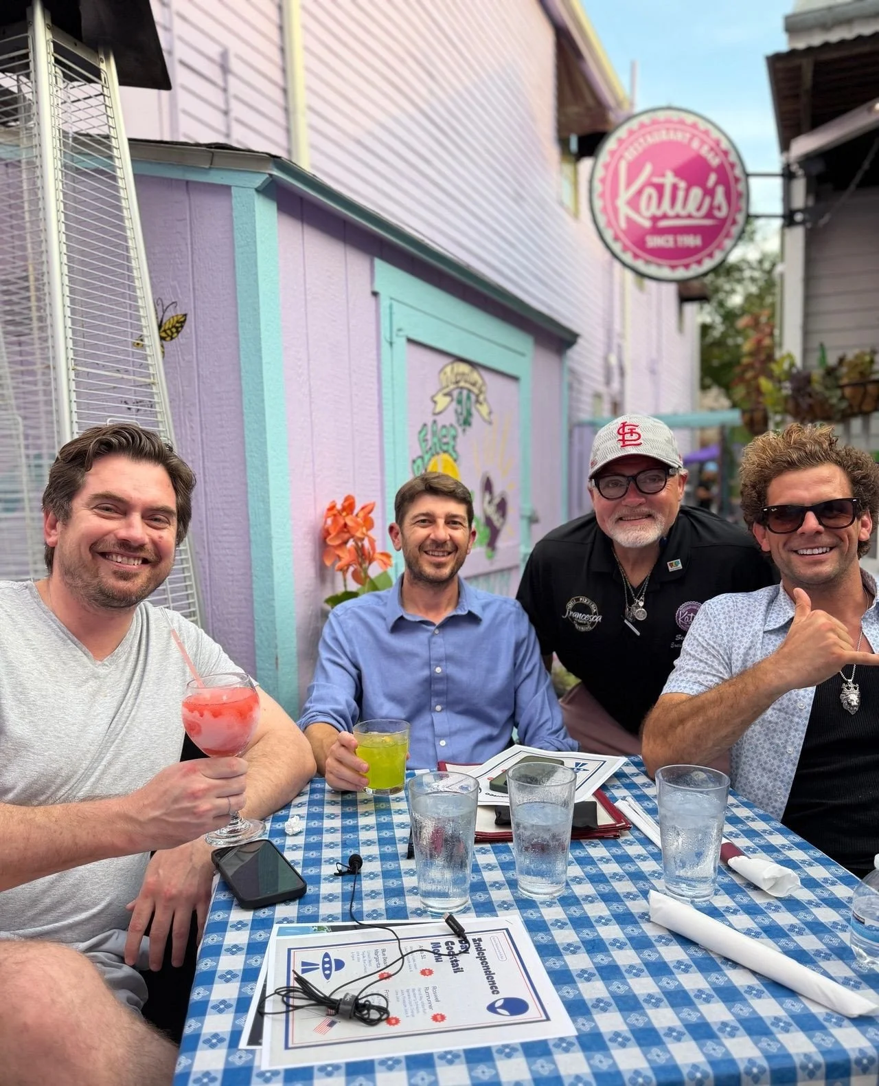BIG thanks to @thegreatamericanmoviepodcast for coming out to our Independence Day Movie Night!! 🍿 We loved hanging with y'all.⁠
⁠
Our next Movie Night is JAWS on Thursday, August 6 🦈 Who is coming?! ⁠
⁠
CRAB LEGS!!, DRINK, &amp; PIZZA SPECIALS! Do