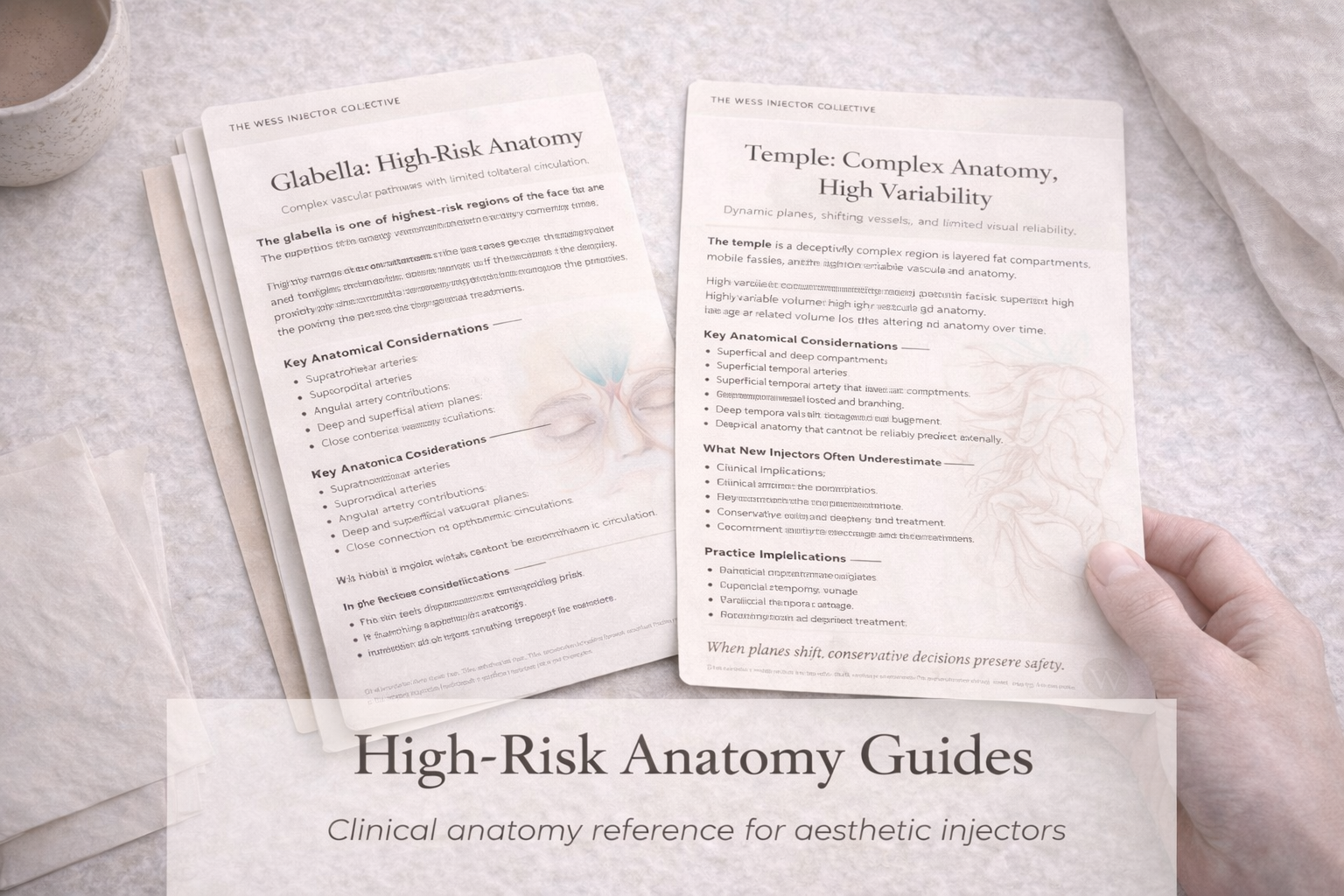 Clinical Anatomy Reference for Aesthetic Injectors