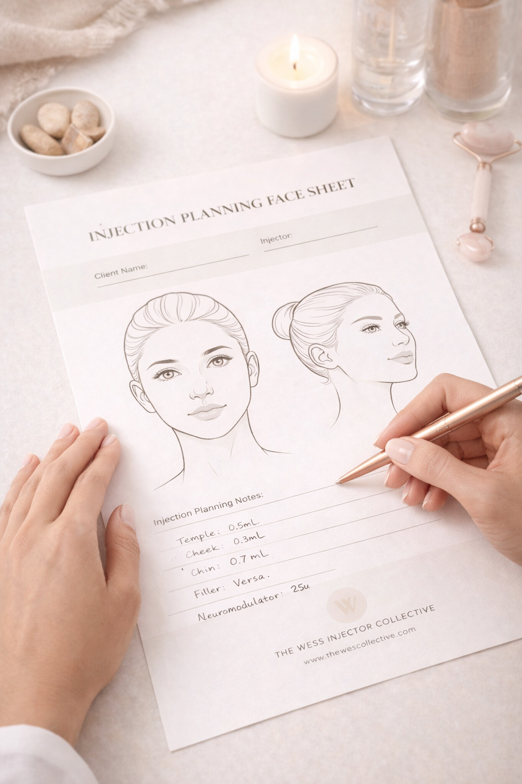 Injector Planning Face Sheet - 1 page (PDF)