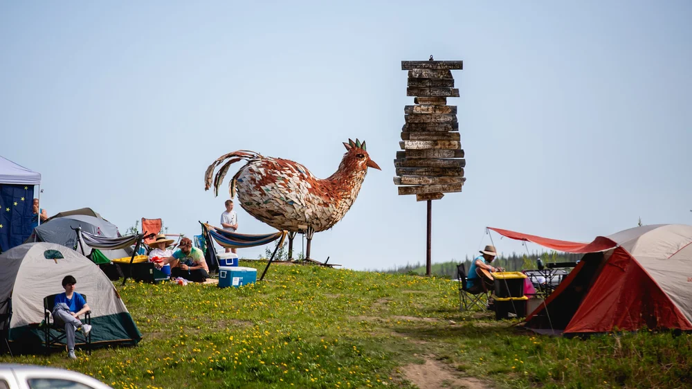 Chickenstock festival grounds