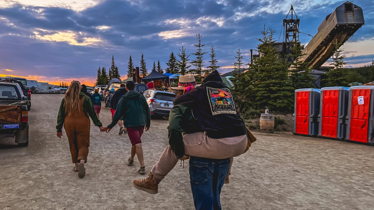 Chickenstock crowd and costumes