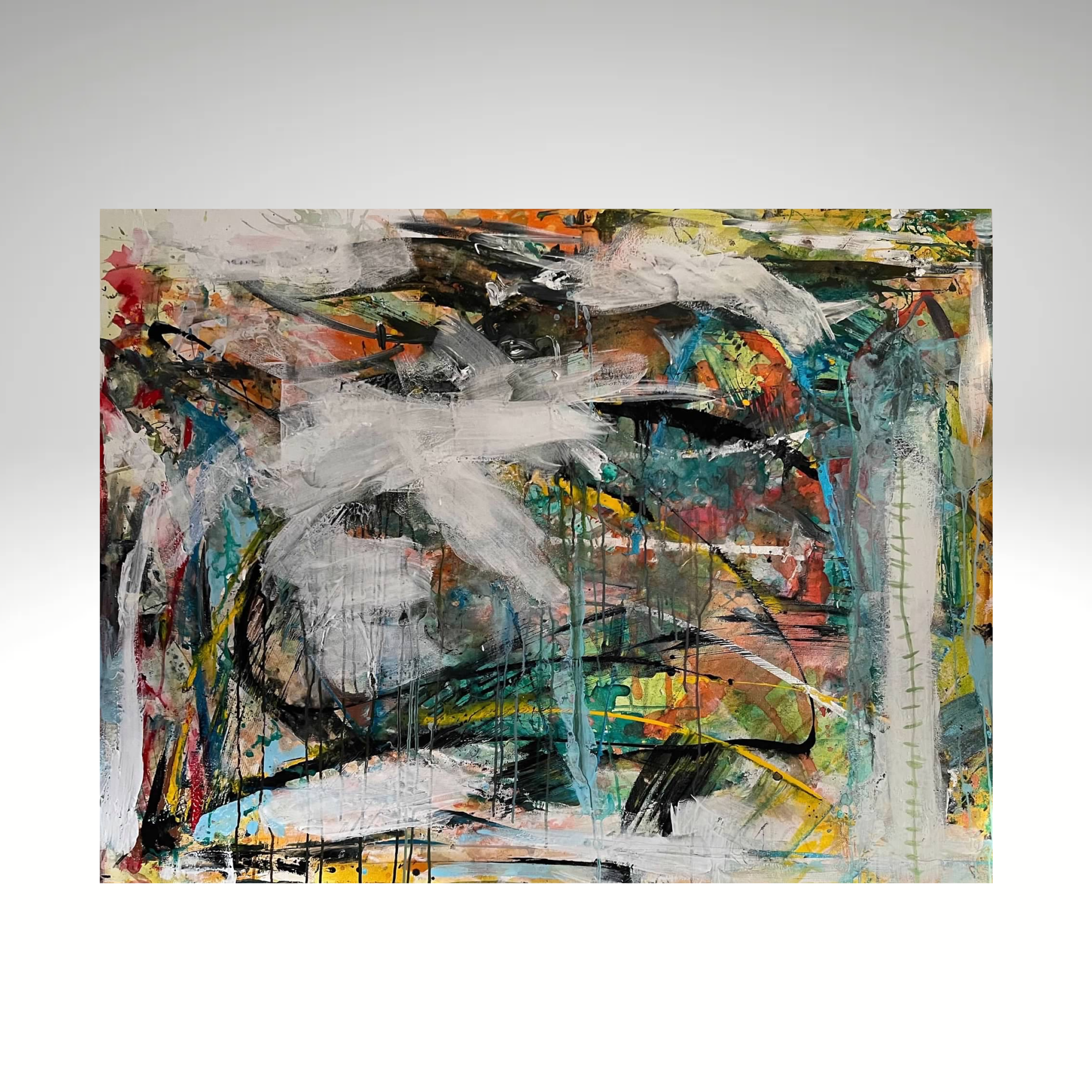 Letting Go
38 x 50 
Mixed Media
$1,800