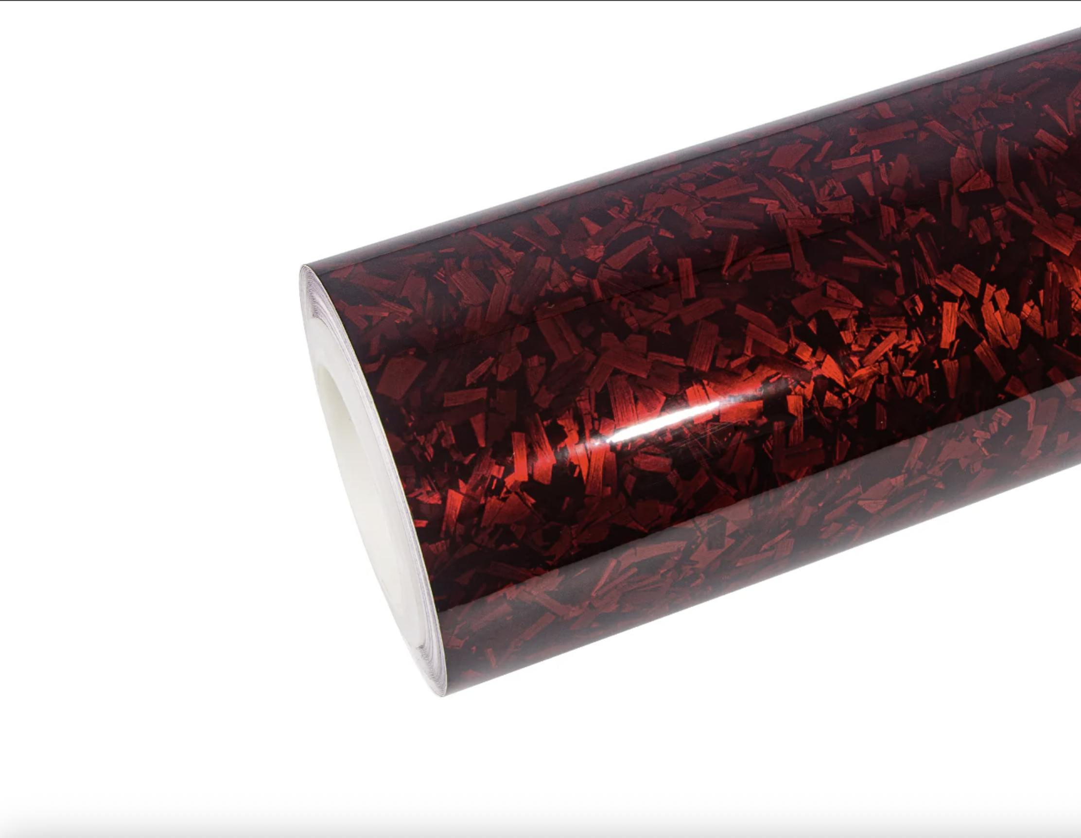 Red Forged Carbon Fiber Vinyl Wrap