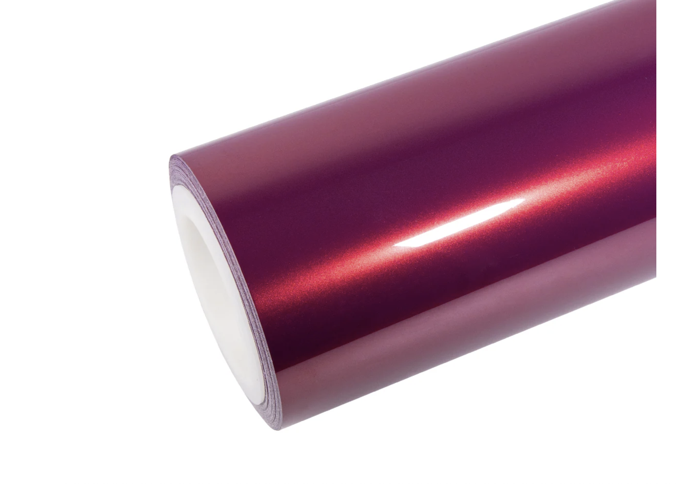 Glossy Metallic Rich Maroon Vinyl Wrap