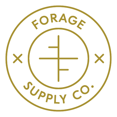 Forage Supply Co logo, Barossa Valley wine brand at Old Mill Brewery in Tanunda.