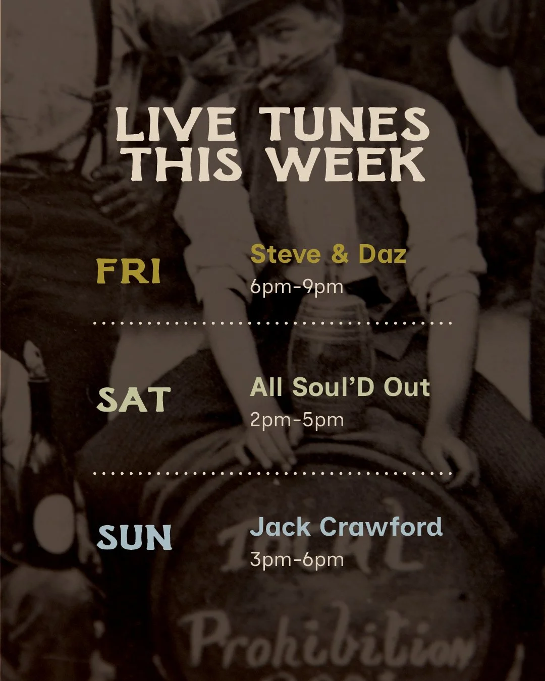 Live music this week at Old Mill Brewery Tanunda Barossa Valley.