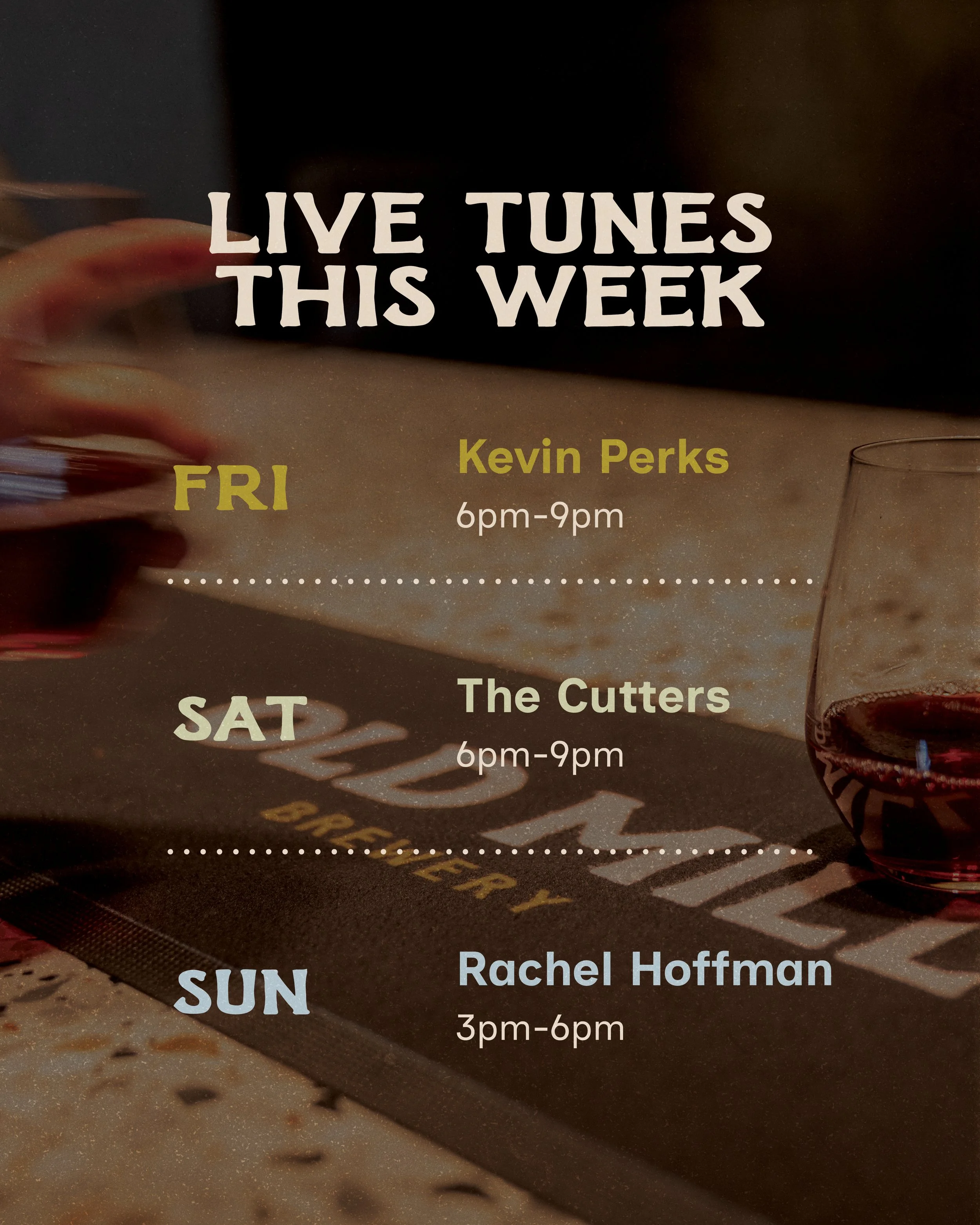 Live music this week at Old Mill Brewery Tanunda Barossa Valley.