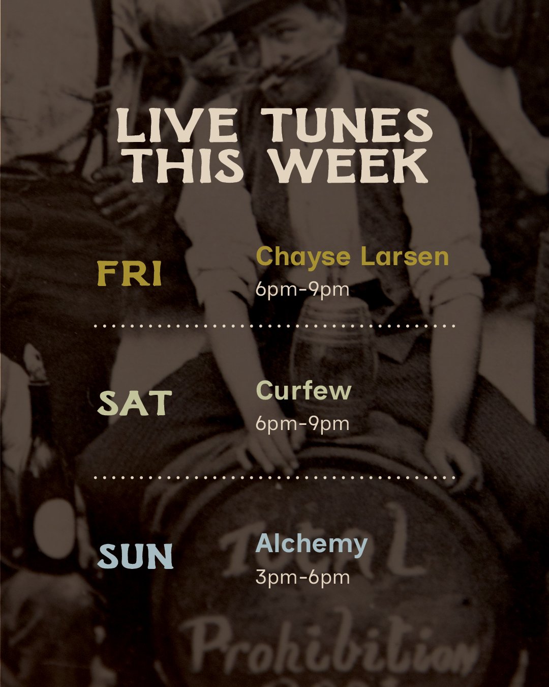 Live music this week at Old Mill Brewery Tanunda Barossa Valley.