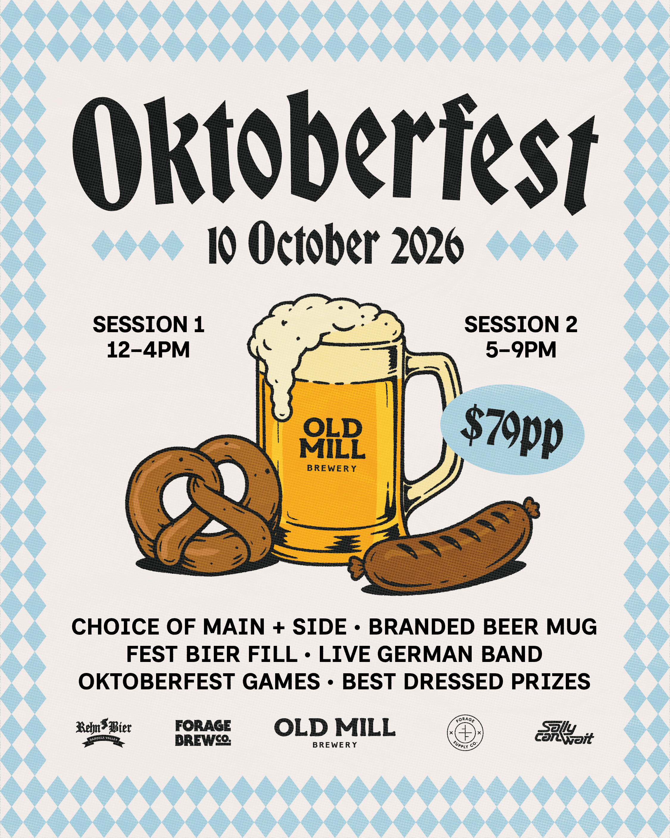 Oktoberfest at Old Mill Brewery, Tanunda Barossa Valley.