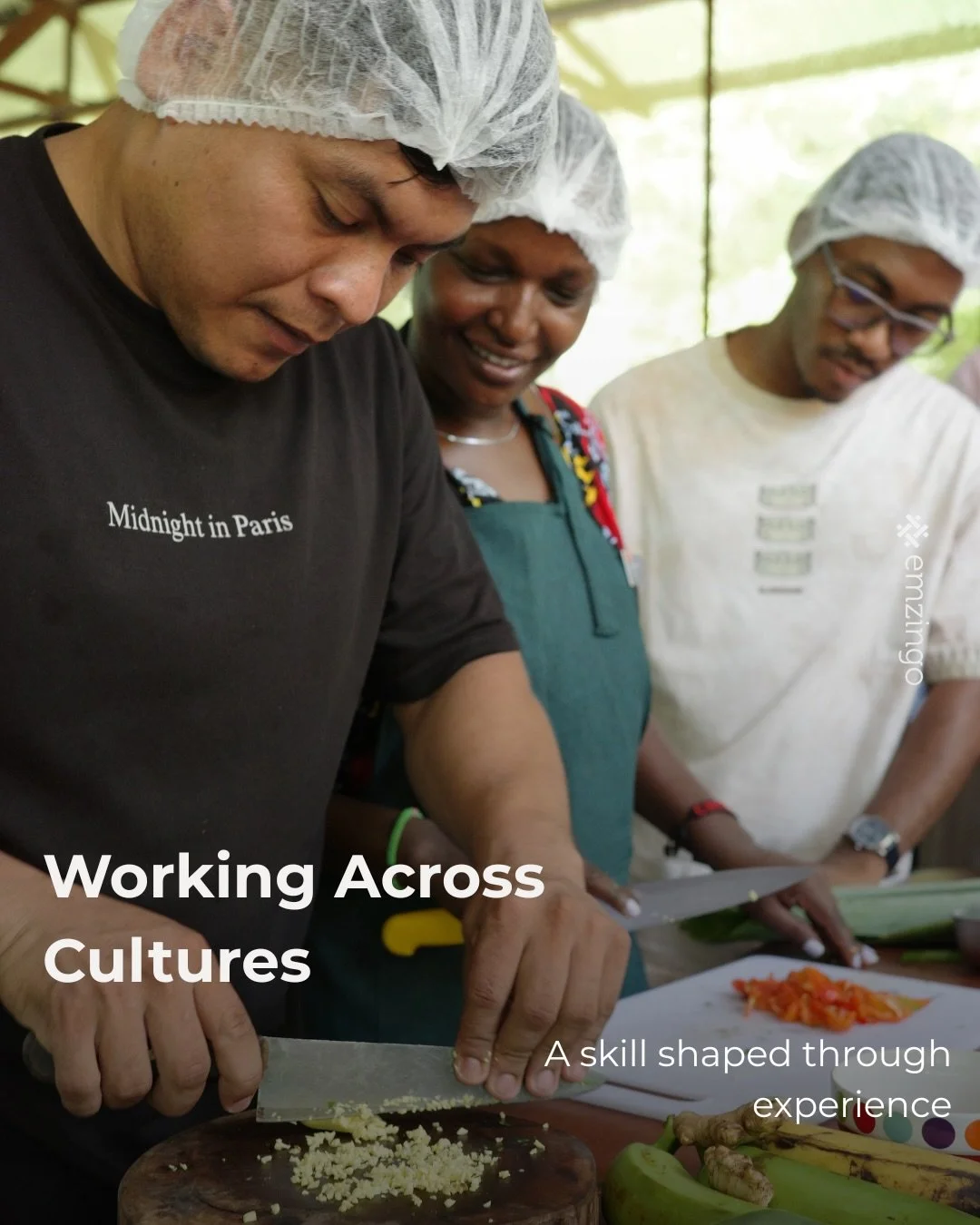 Intercultural communication lives in these moments &mdash; practiced, imperfect, and carried forward into professional life, wherever work happens across difference.

These images were taken during the CMP Summit, where participants from Peru, Kenya,