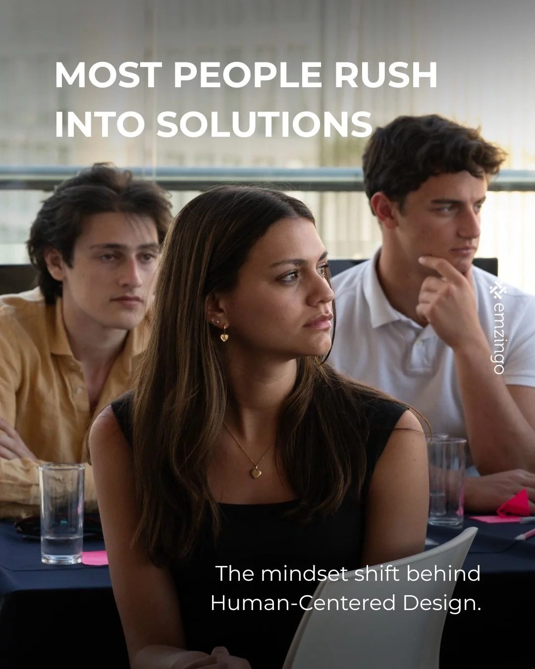 Most teams rush to solutions.
The best ones pause and redefine the problem.

Human-Centered Design is about understanding deeper. When you put people at the center, clarity follows. Once the problem is clear, solutions become obvious.

#humancentered