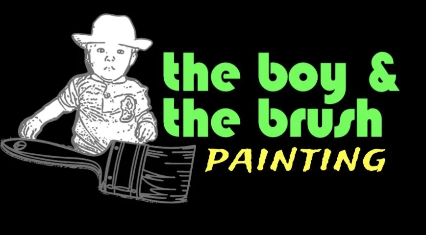 The Boy &amp; The Brush painting