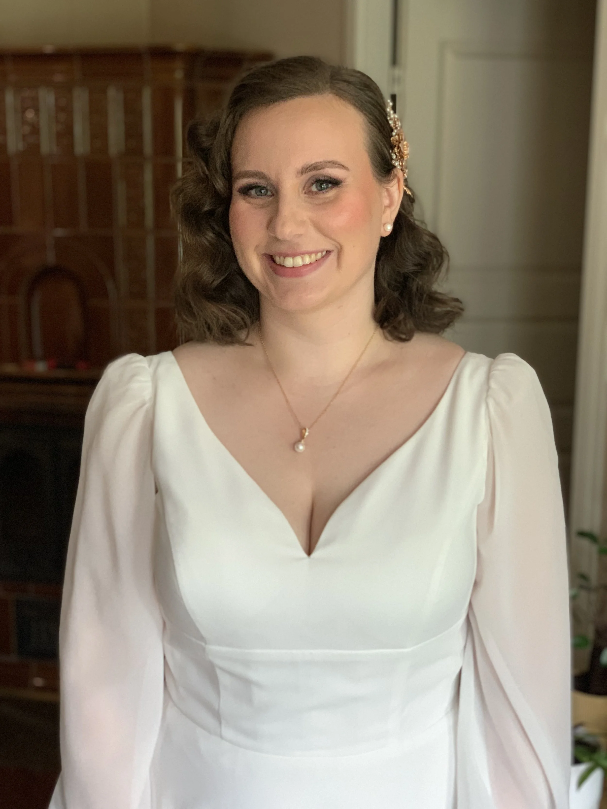 Häämeikki morsiamelle tehtynä Vantaalla