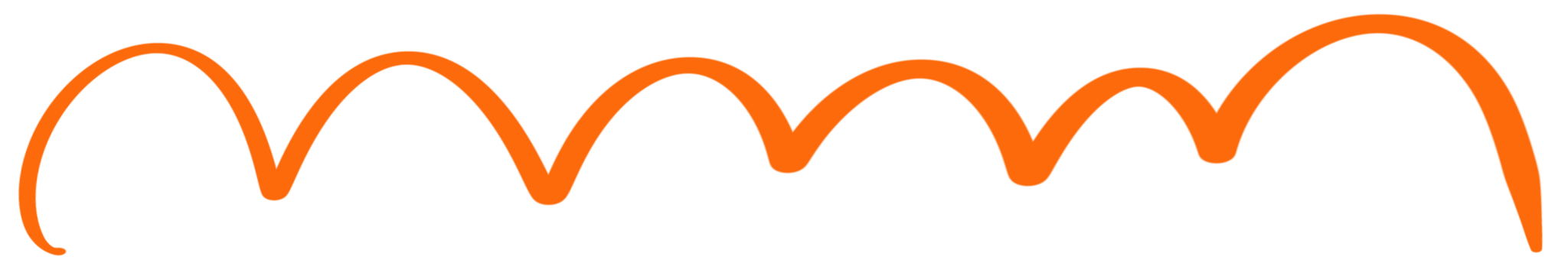 Oranssi viiva koristamassa meikkaaja-kampaaja Sonjan kuvaa