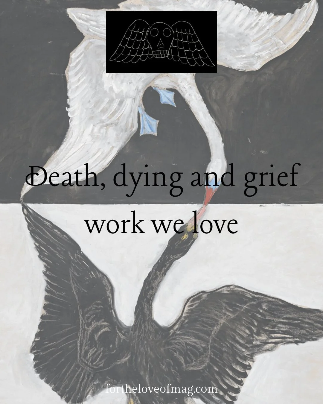 Here are some artworks on the theme of death, dying and grief that we love 🤍

1. The Swan by Hilma af Klint
2. Death and Life by Gustav Klimt
3. Ria Munk on Her Deathbed by Gustav Klimt
4. Memento Mori with a Skull under a Vase with Flowers by Jan D