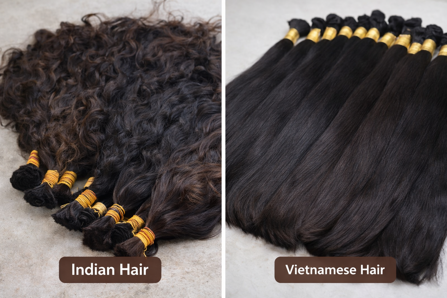 Vietnamese Hair VS. Indian hair