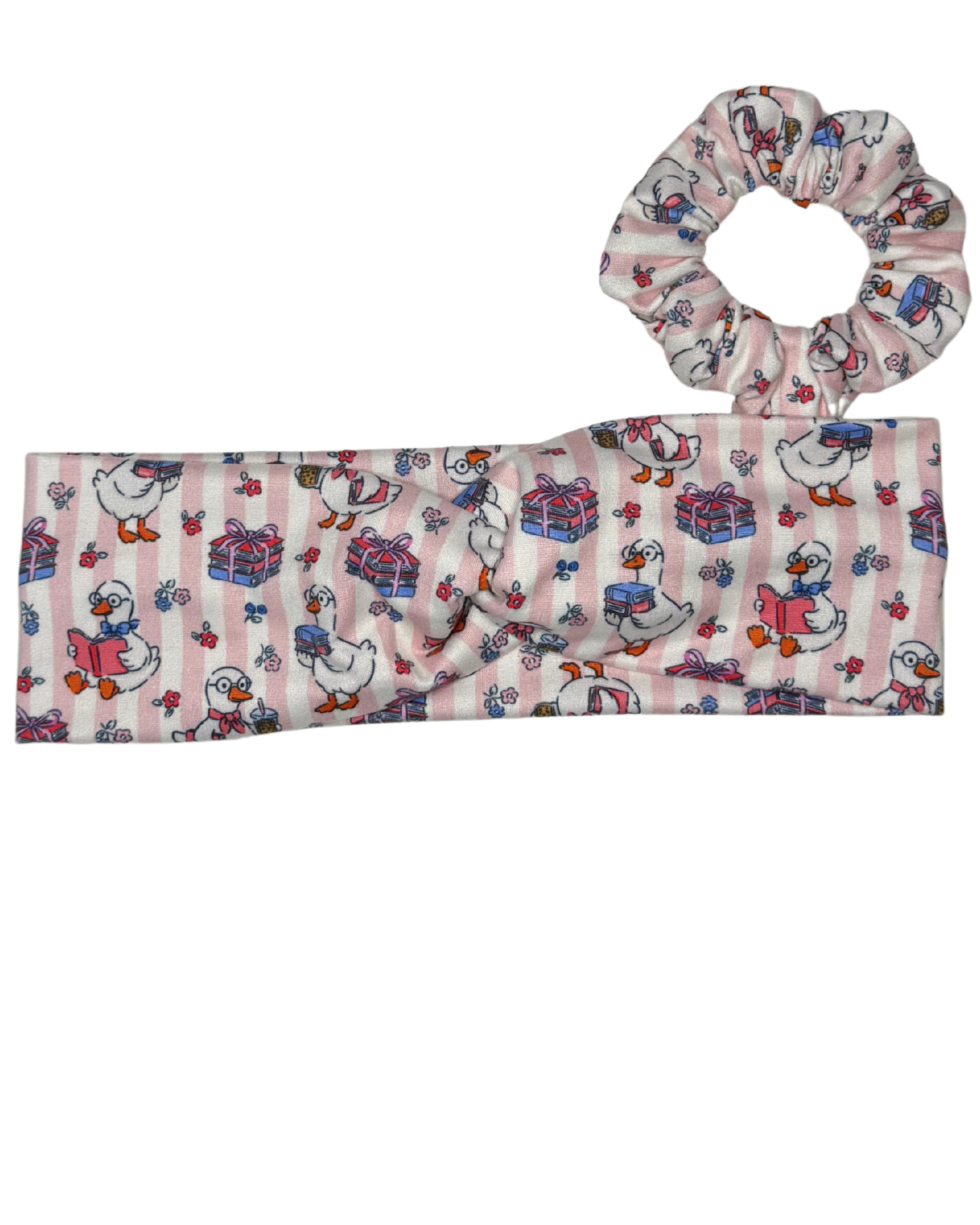 Book Goose - Headband & Scrunchie
