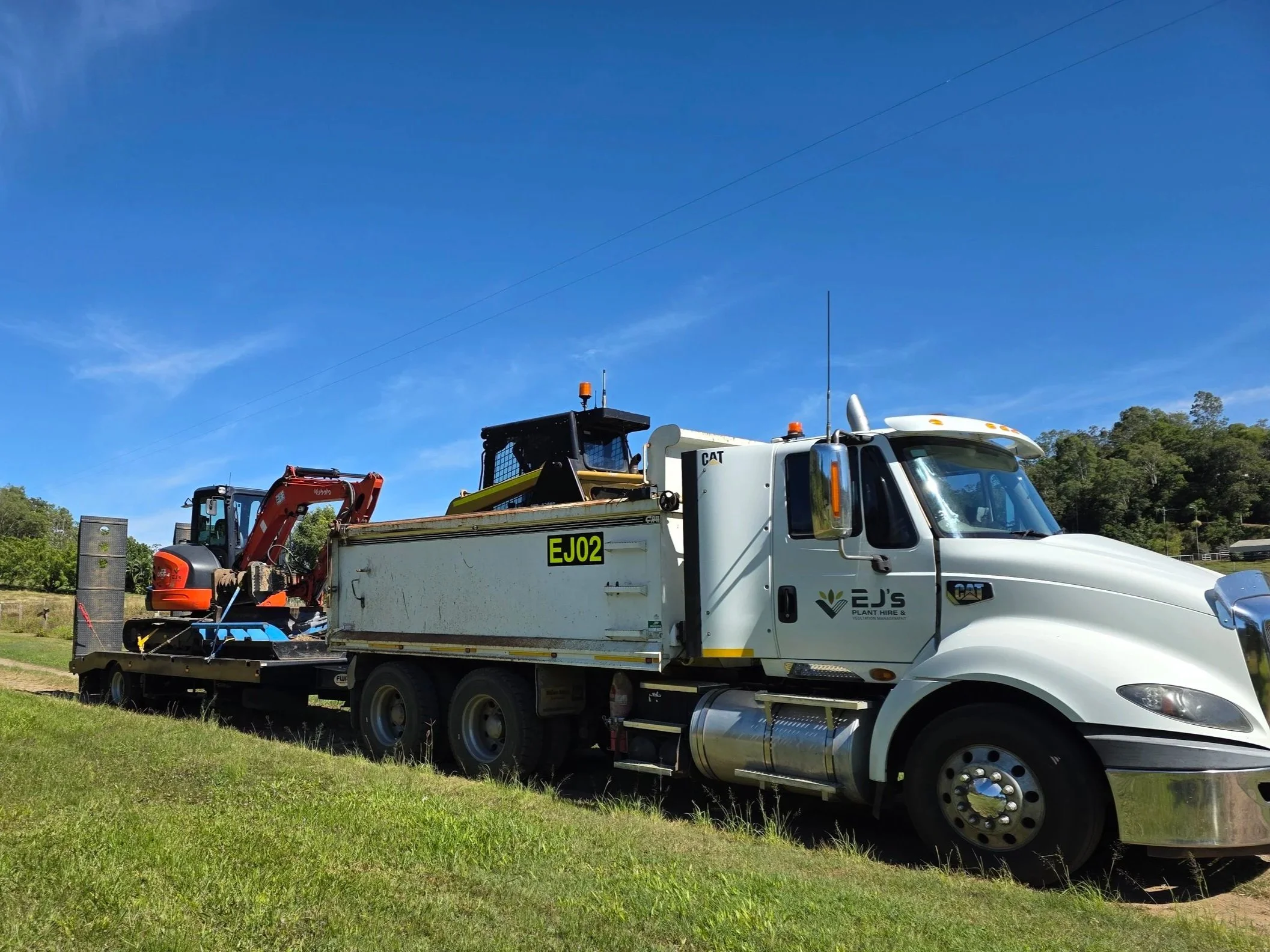 Plant Hire Mackay Cat CT610 Tandem Tipper,  EJ's Plant Hire & Vegetation Management