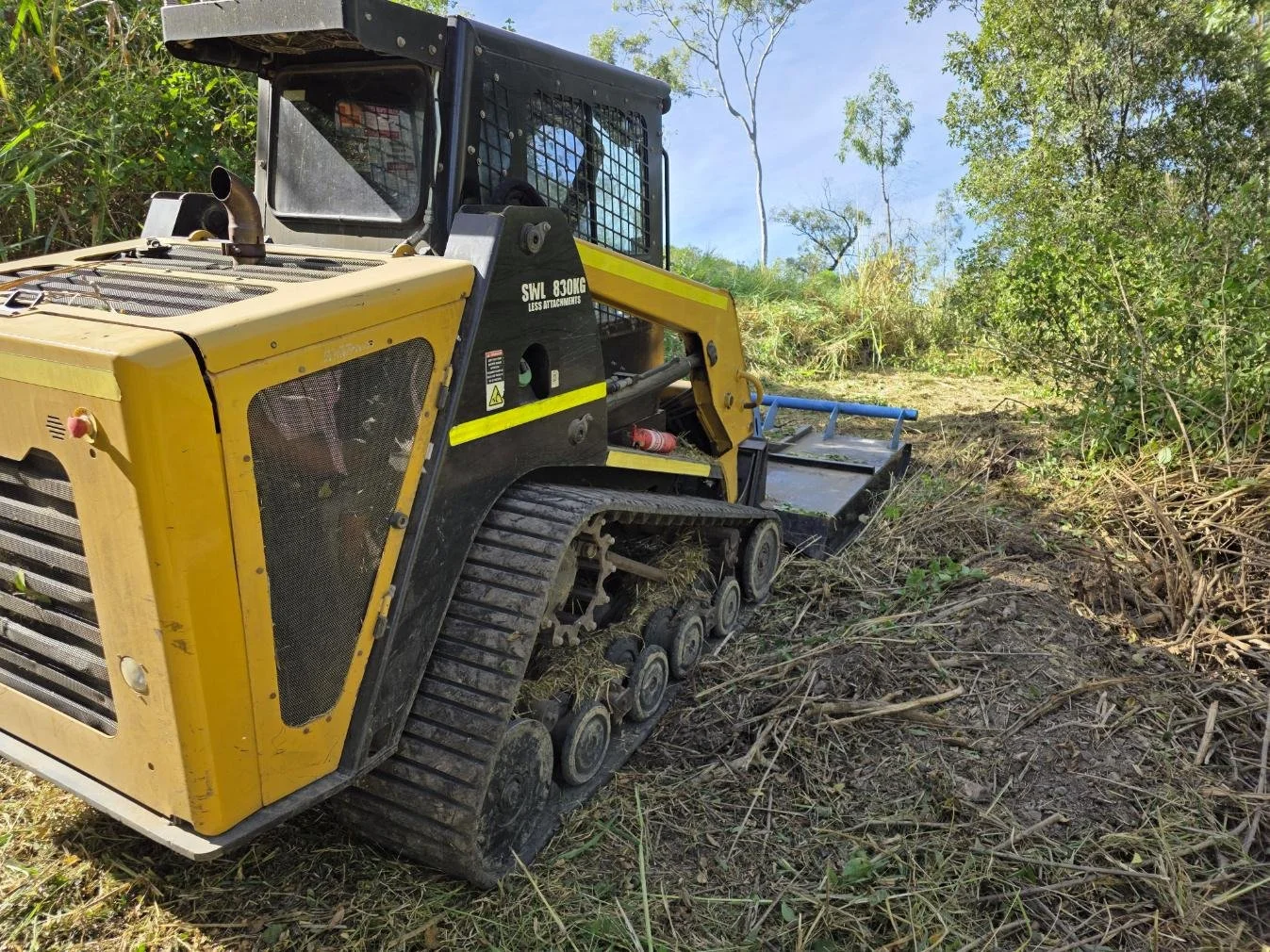 Skid Steer Plant hire Mackay & Sarina, EJ's Plant Hire & Vegetation Management