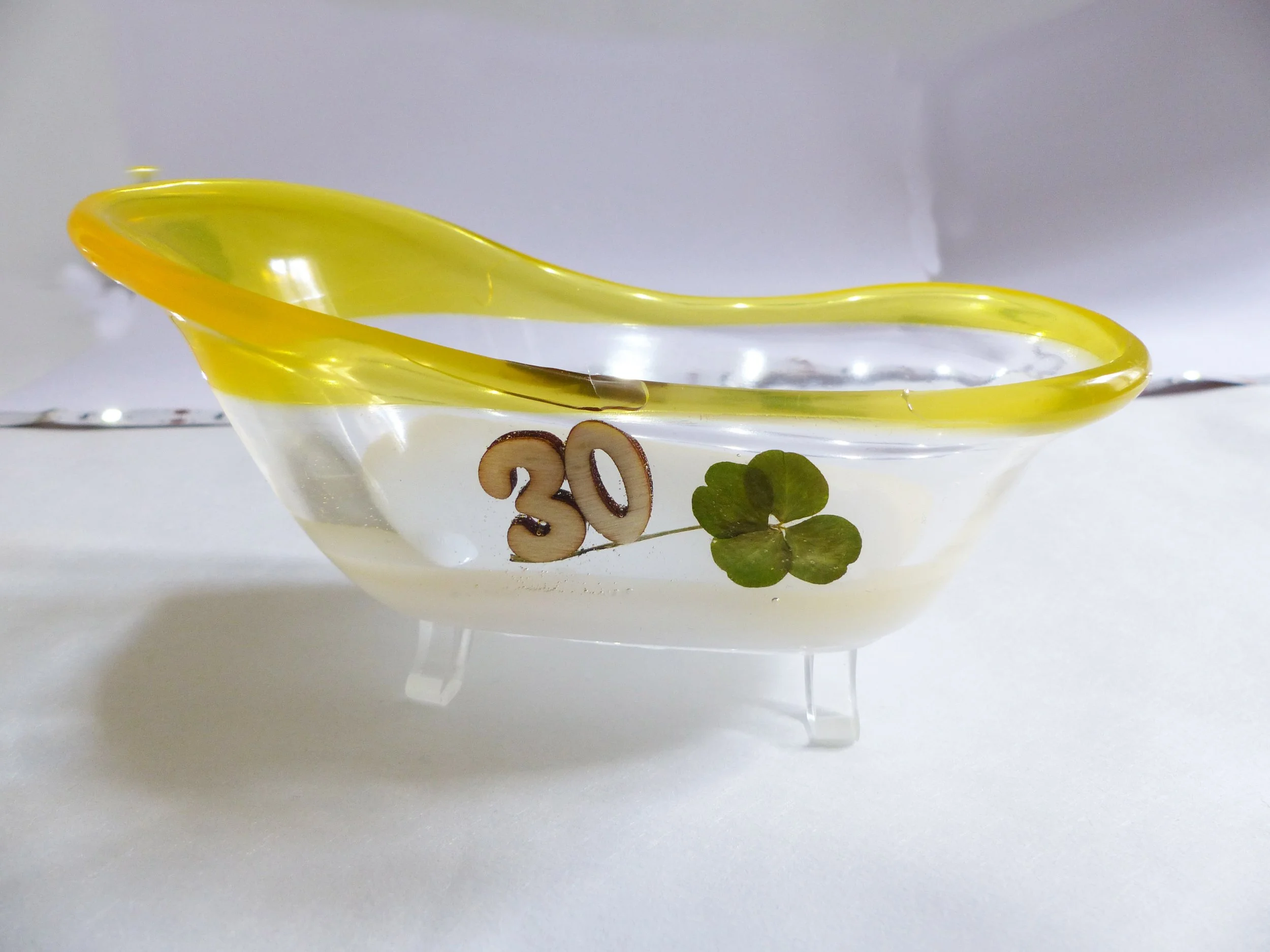Baignoire jaune